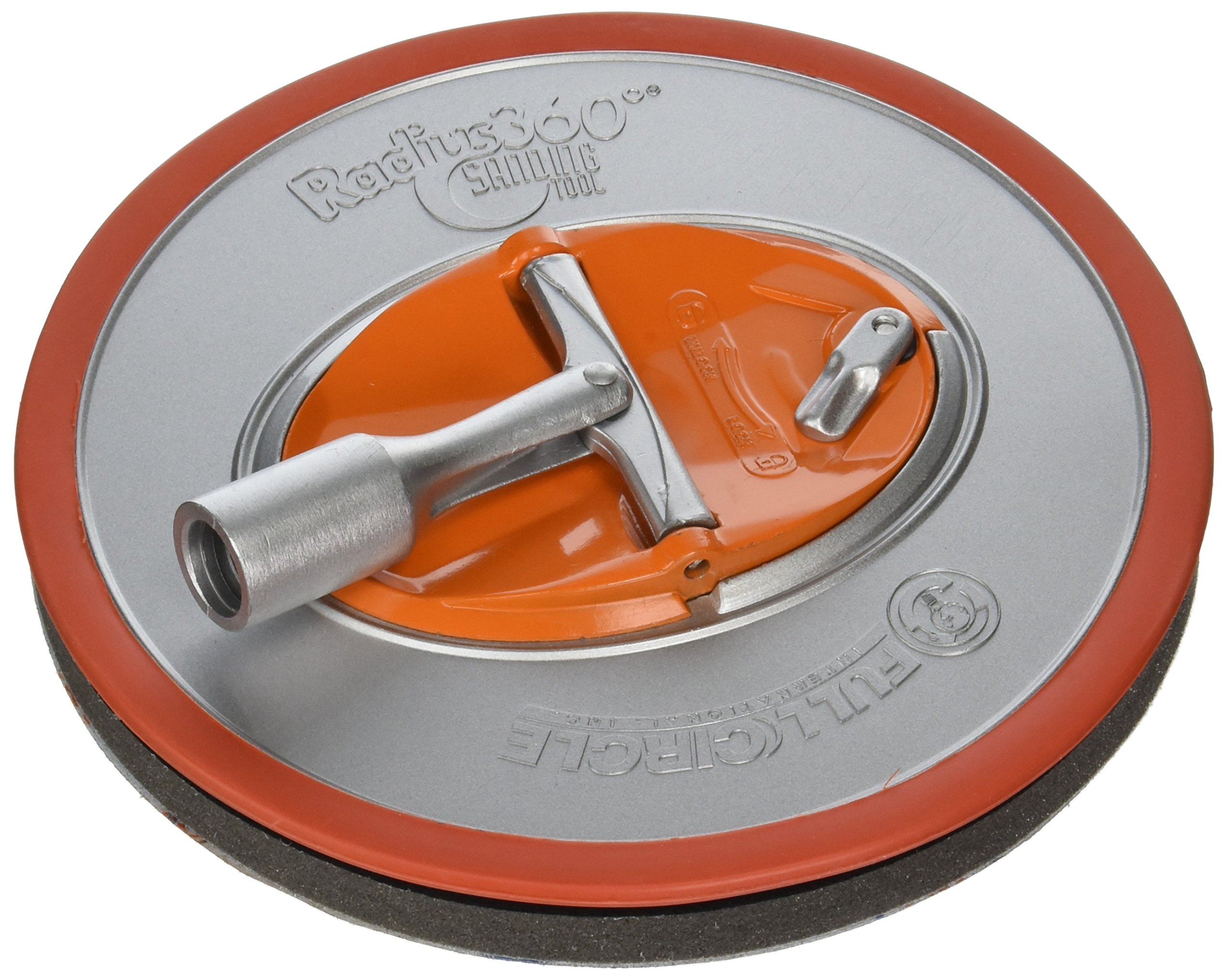 R360 Radius360 Sanding Tool with Interchangeable Center Hub - 9-Inch Round Sanding Disc (2-Pack) - Perfect for Woodworking, Drywall Sanding & Surface Preparation