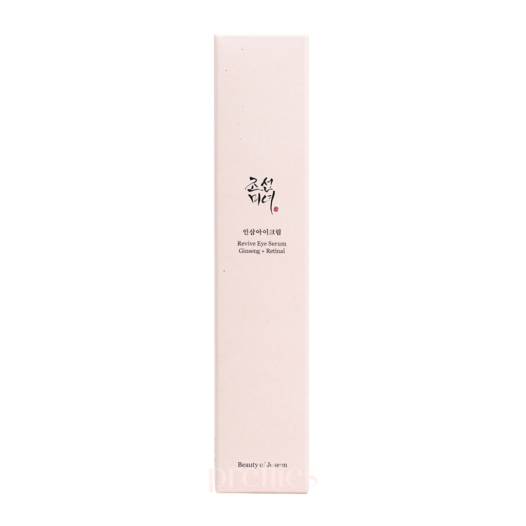 Beauty of Joseon Revive Eye Serum with Ginseng & Retinal - 30ml Anti-Aging Eye Treatment for Dark Circles & Wrinkles - Perfect for Nighttime Skincare Routine