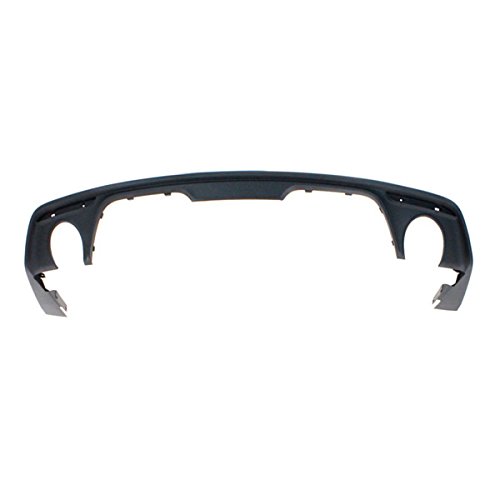 Compatible Rear Bumper Lower Valance Air Dam for 2015-2018 Ford Mustang GT V8 | Primed Plastic Deflector Apron Panel | Perfect for Car Upgrades & Street Racing Modifications