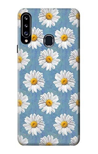 Floral Daisy Case Cover for Samsung Galaxy A20s - Shockproof Protective Phone Case with Slim Design - Perfect for Everyday Use, Travel & Outdoor Activities