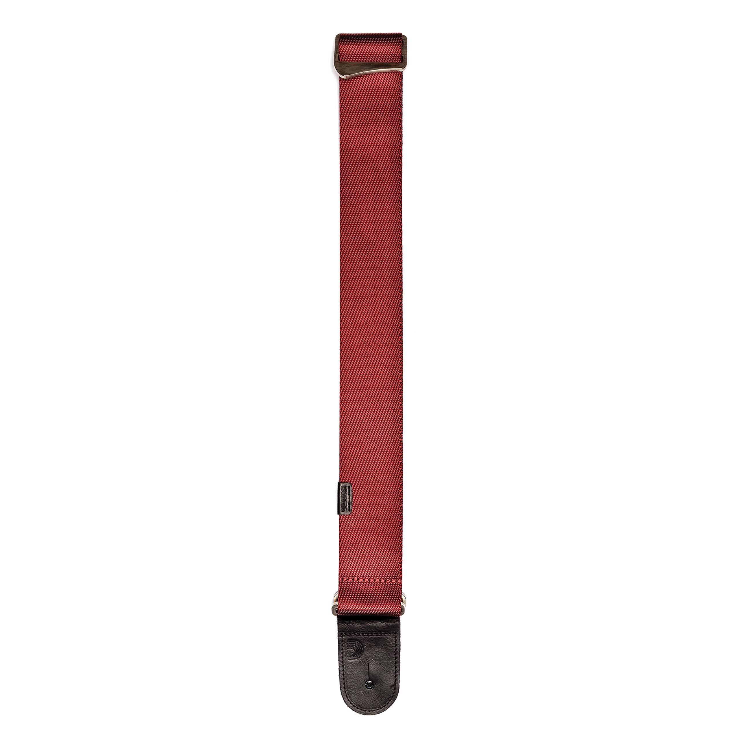D'Addario Woven Guitar Strap - Premium Adjustable Guitar Strap for Electric, Acoustic & Bass Guitars - Comfortable & Durable Music Accessory - Red - Perfect for Live Performances, Studio Recording & Practice Sessions