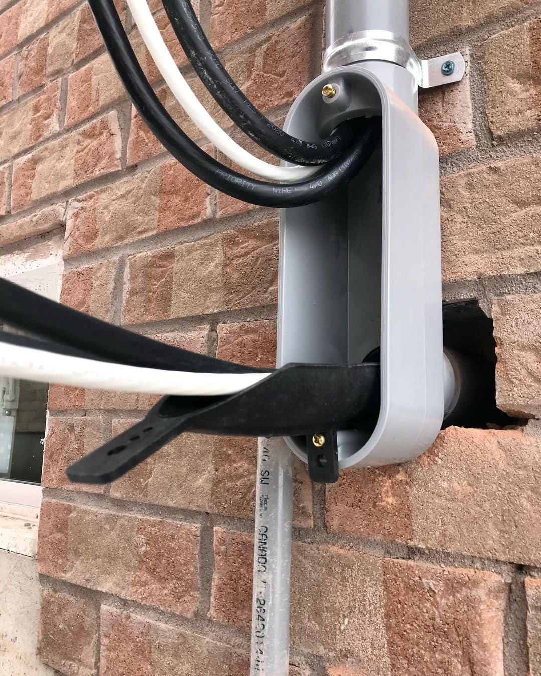 Rack-A-Tiers LB Wire Guide for PVC LB Fitting - Easy Wire Pulling for Electrical Work