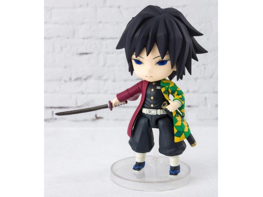 Bandai Figuarts Mini #020 Demon Slayer Kimetsu no Yaiba Tomioka Giyu Action Figure - Collectible Anime Toy for Fans, Perfect for Display & Gifts