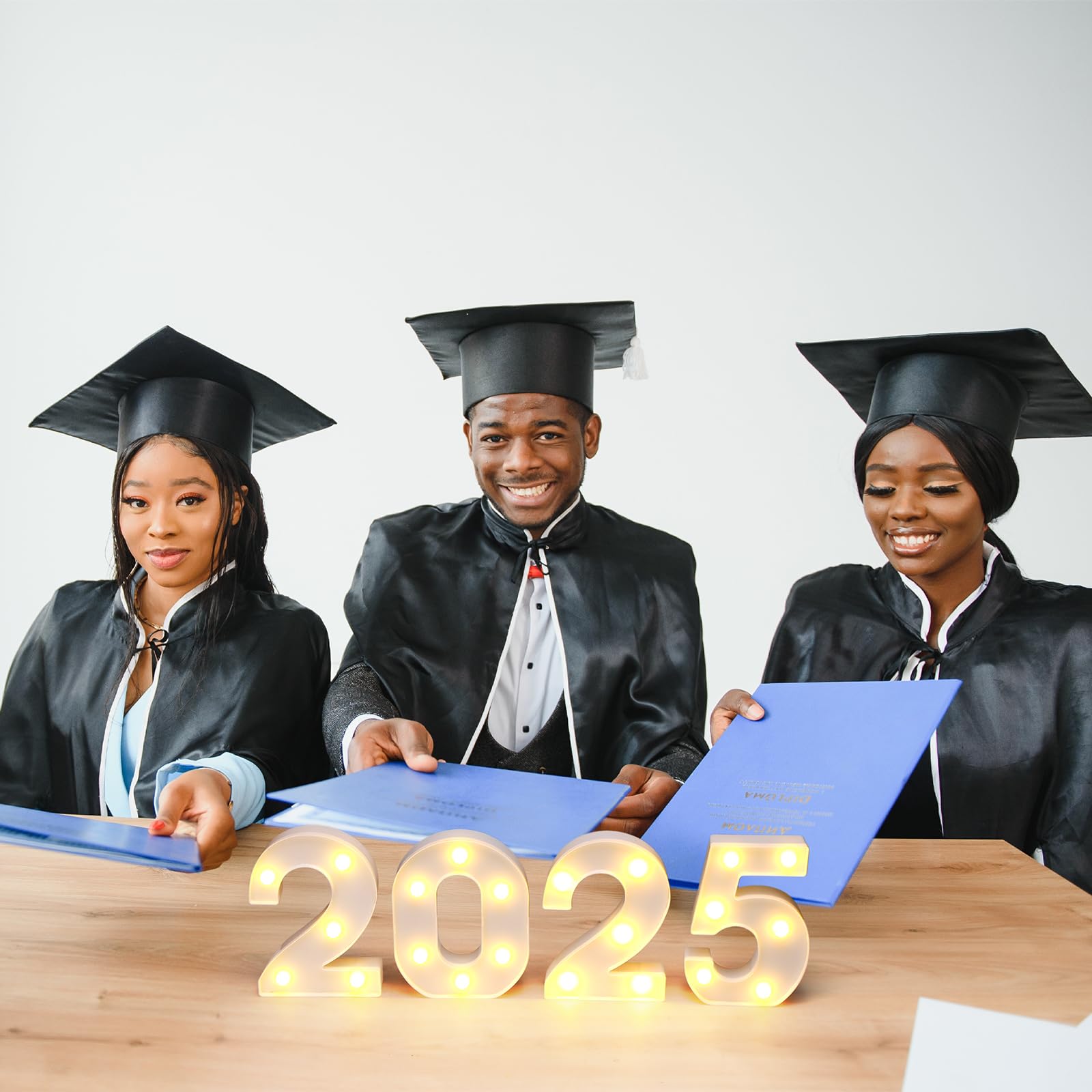 2025 LED Light Up Numbers - Battery Operated Graduation & New Year Party Decorations for Tables, Walls & Events - Glowing Number Signs for 2025 Graduation Parties, NYE Celebrations & Special Occasions