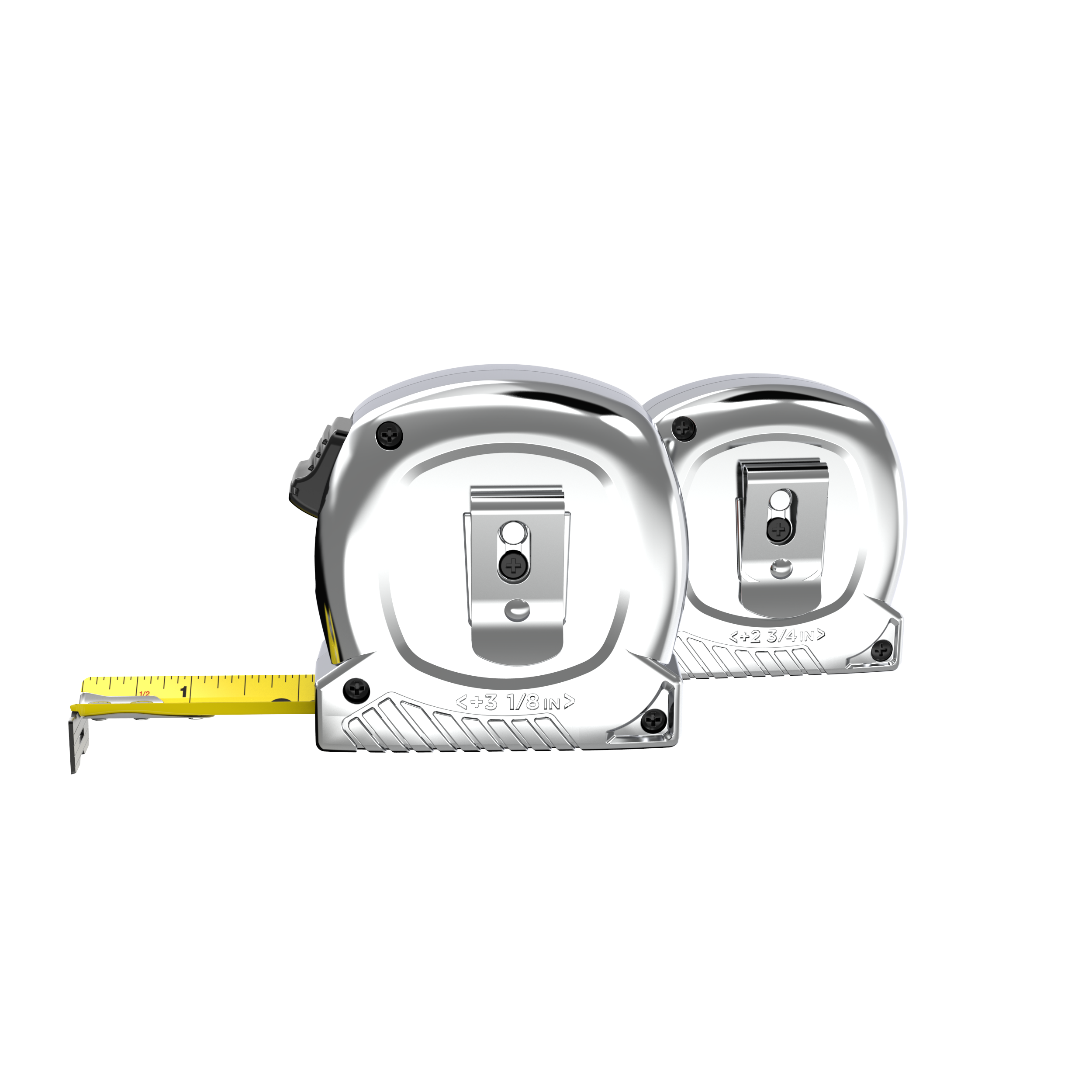 25 ft & 16 ft Tape Measure Bundle - Heavy Duty Retractable Measuring Tape with Lock - Perfect for Construction, DIY Projects & Home Improvement