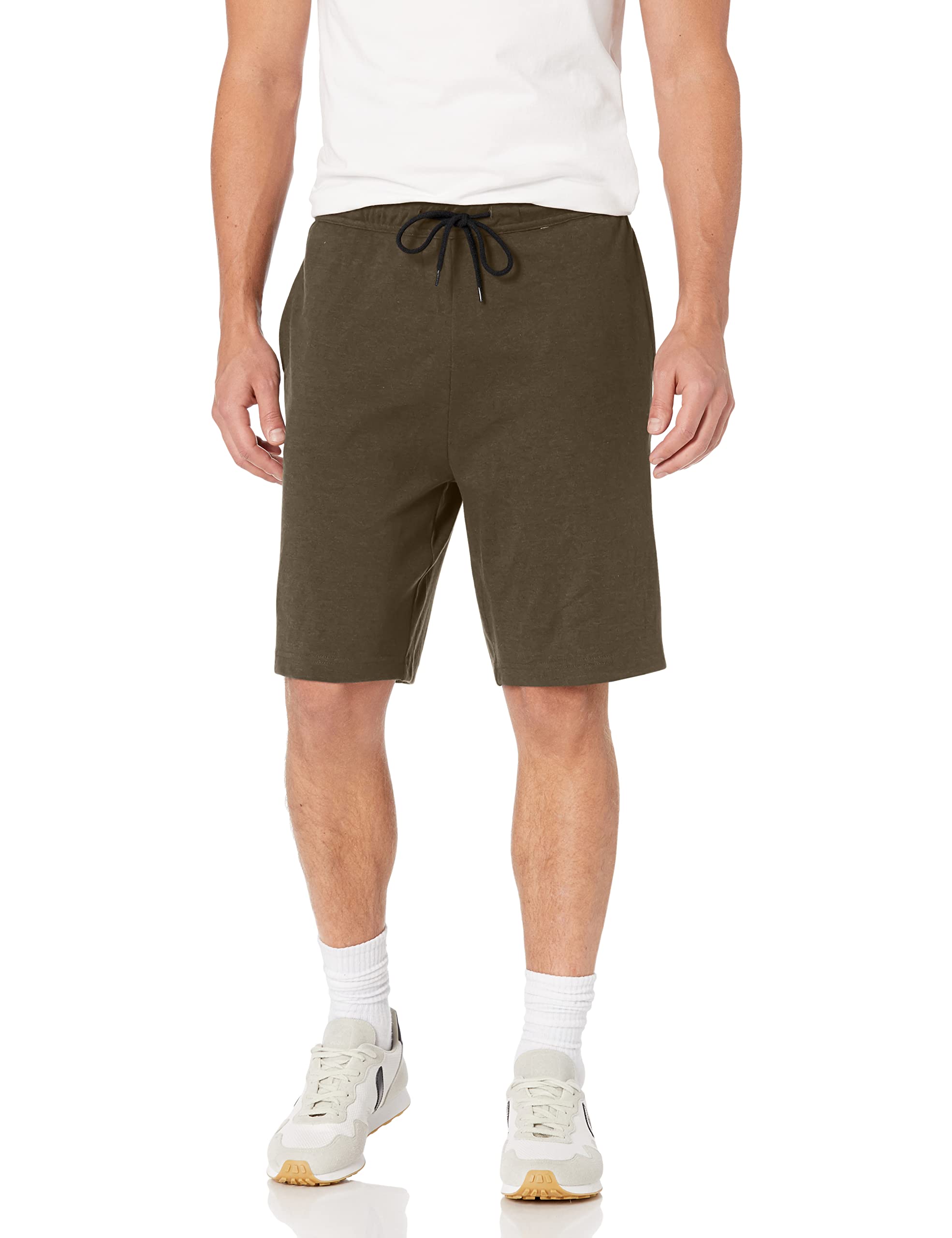 Southpole Men's Basic Jersey Shorts - Comfortable Casual Athletic Shorts for Running, Gym & Lounge | Breathable & Lightweight