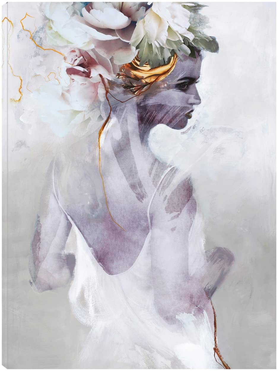 Premium Soft Couture Canvas Wall Art by Design Fabrikken - Handcrafted Fine Art Decor for Living Room, Bedroom, Bathroom, Kitchen, Office & More - Ready to Hang 24x32 Inches - Perfect for Home Decor, Housewarming Gifts & Interior Design Projects