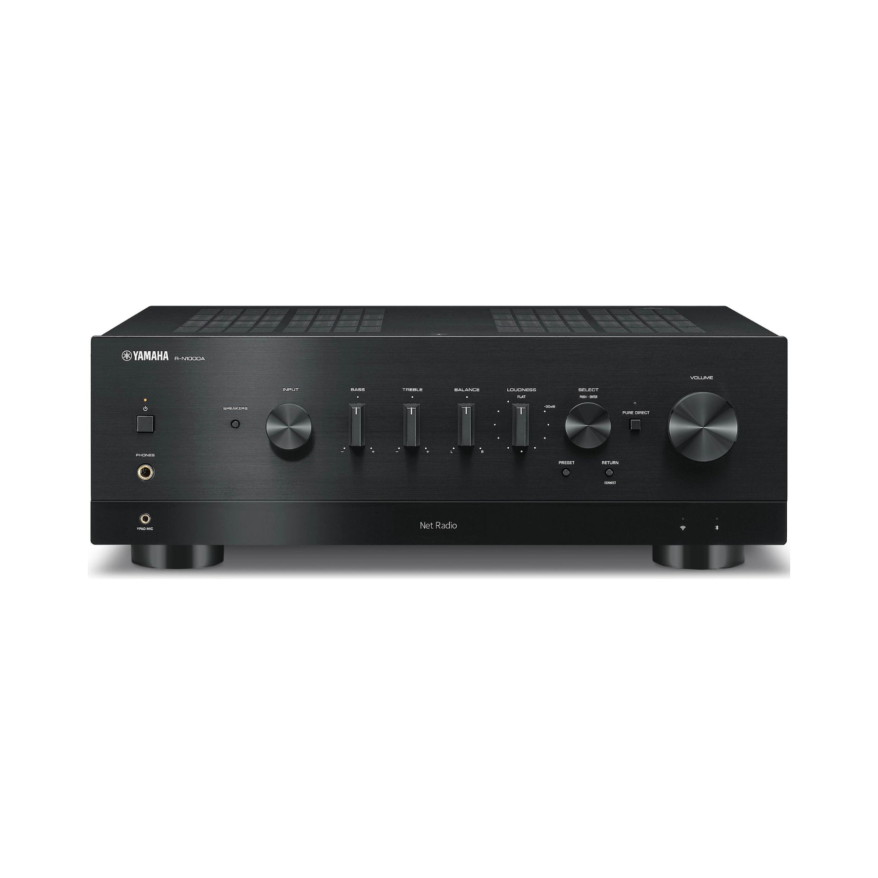 Yamaha R-N1000A Hi-Fi Network Stereo Receiver with Wi-Fi, Bluetooth & Streaming - Perfect for Home Theater & Music Listening