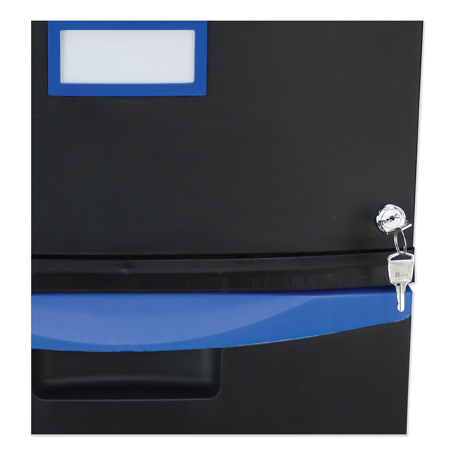Storex 61314U01C Mobile 2-Drawer File Cabinet - 14.75