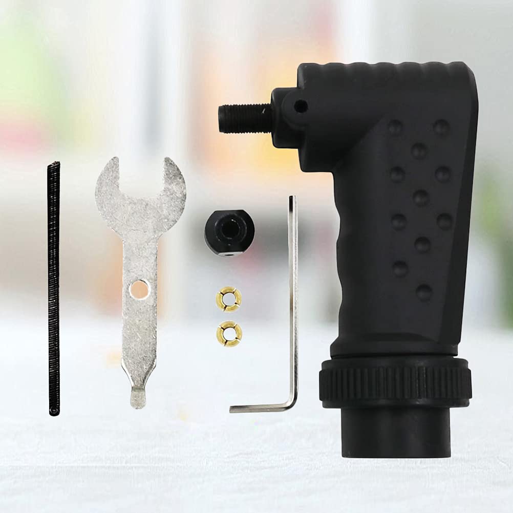 90° Right Angle Drill Attachment - Electric Grinding Kit & Rotary Converter for Tight Spaces | Perfect for DIY, Woodworking, and Home Renovation Projects