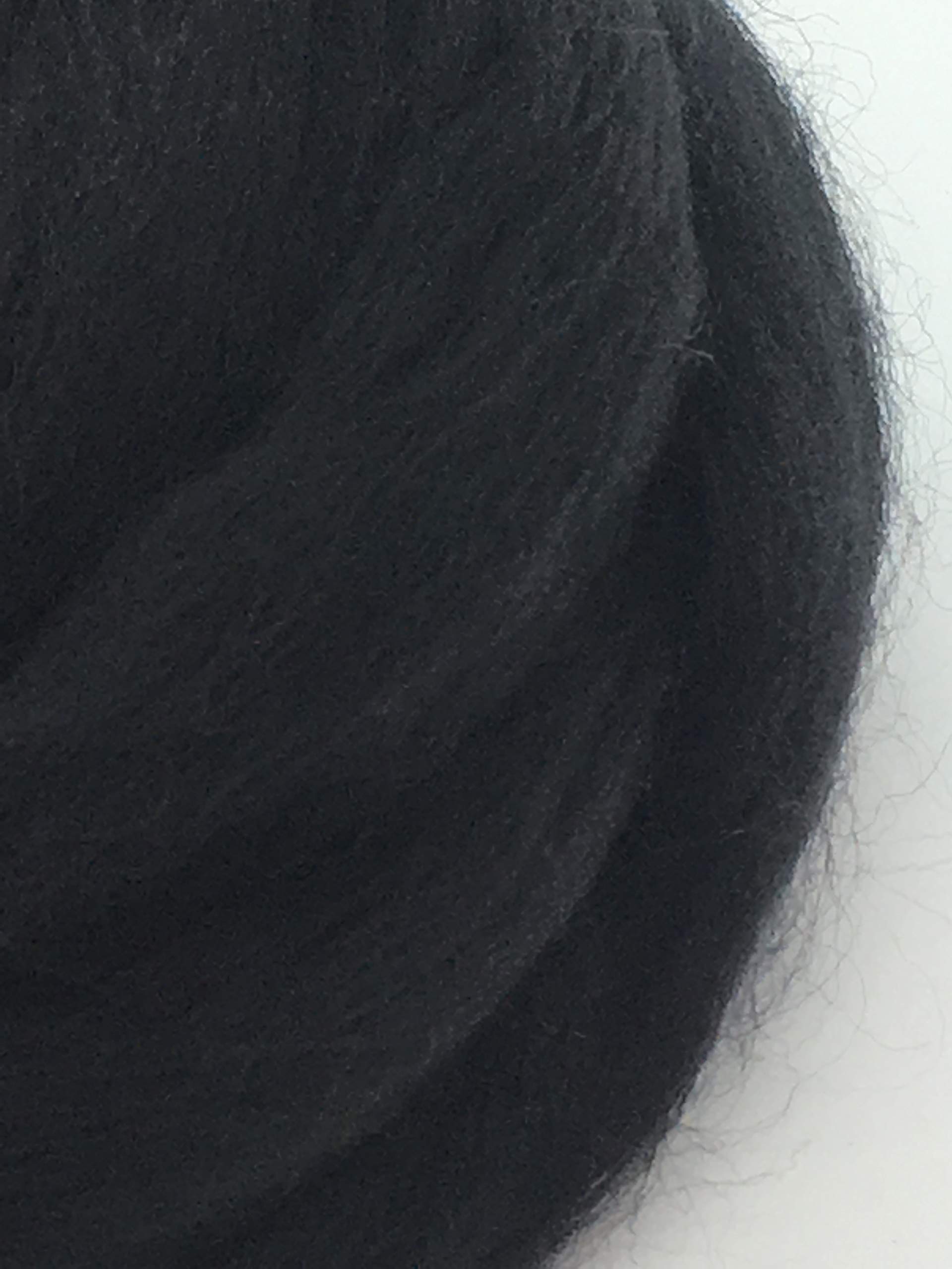 Premium Black Wool Top Roving Fiber for Spinning & Felting - 100% Australian Merino Wool - Ultra Soft 4lb Bundle - Perfect for Hand Spinning, Needle Felting, Yarn Making & DIY Fiber Arts Projects