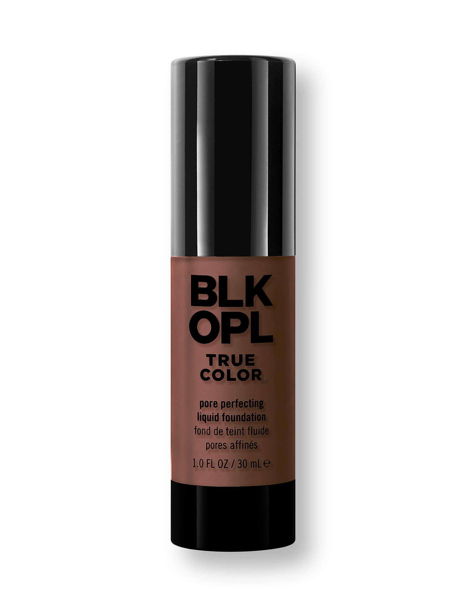 BLK/OPL TRUE COLOR Pore Perfecting Liquid Foundation in Carob - Vitamin C & E Enriched, Paraben-Free, Fragrance-Free, Cruelty-Free for Flawless Matte Finish | Perfect for Daily Wear, Special Occasions & Photography