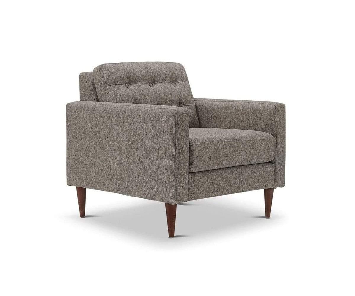 Everly Chair - Modern Accent Chair for Living Room, Bedroom & Office - Comfortable Upholstered Armchair with Sturdy Metal Legs - Perfect for Relaxing, Reading & Decorating Your Home
