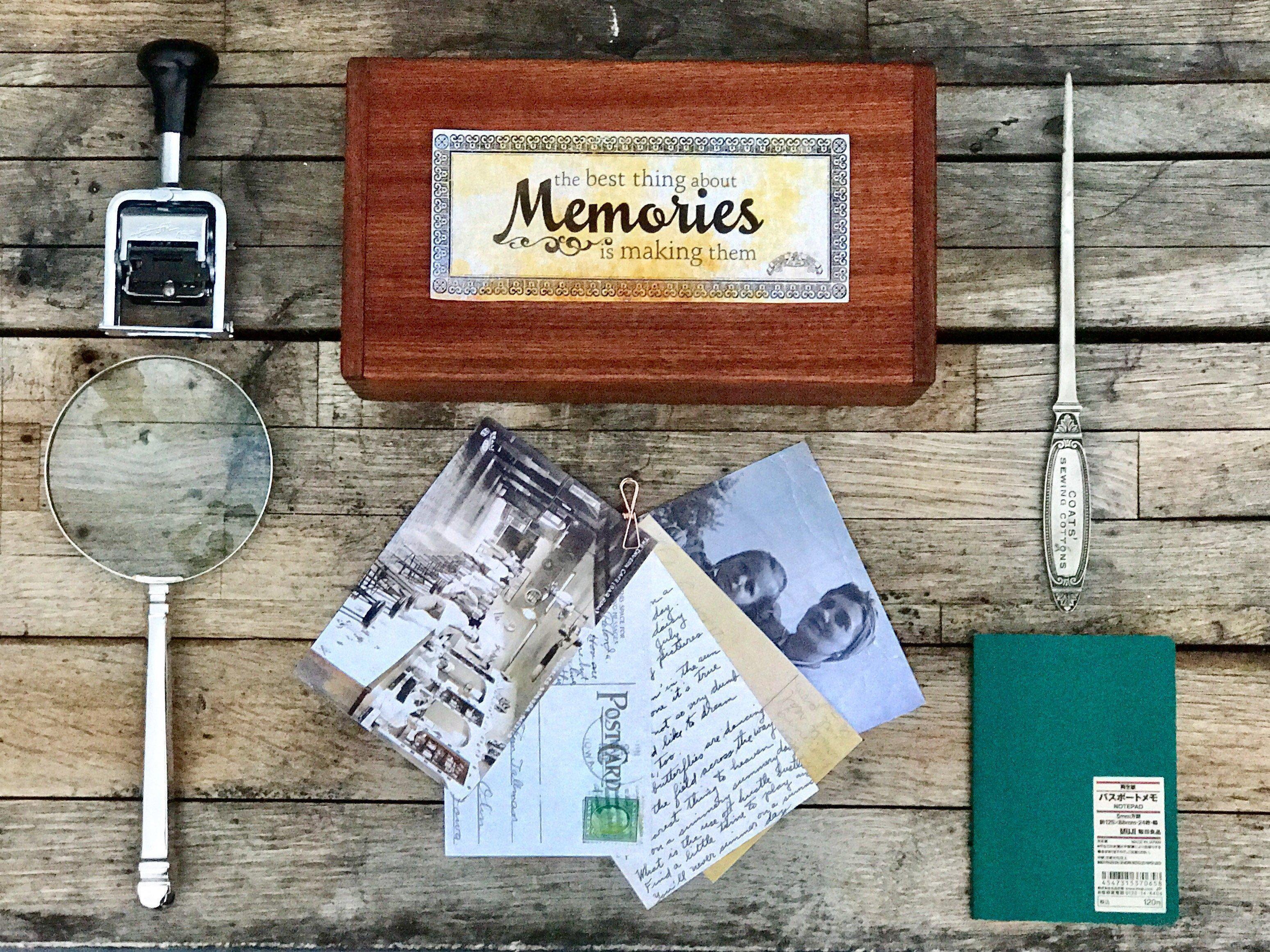 Personalized Wooden Memory Box for Keepsakes - Handcrafted Gift for Wedding, Anniversary & Baby Photos | Perfect for Home Decor & Sentimental Storage