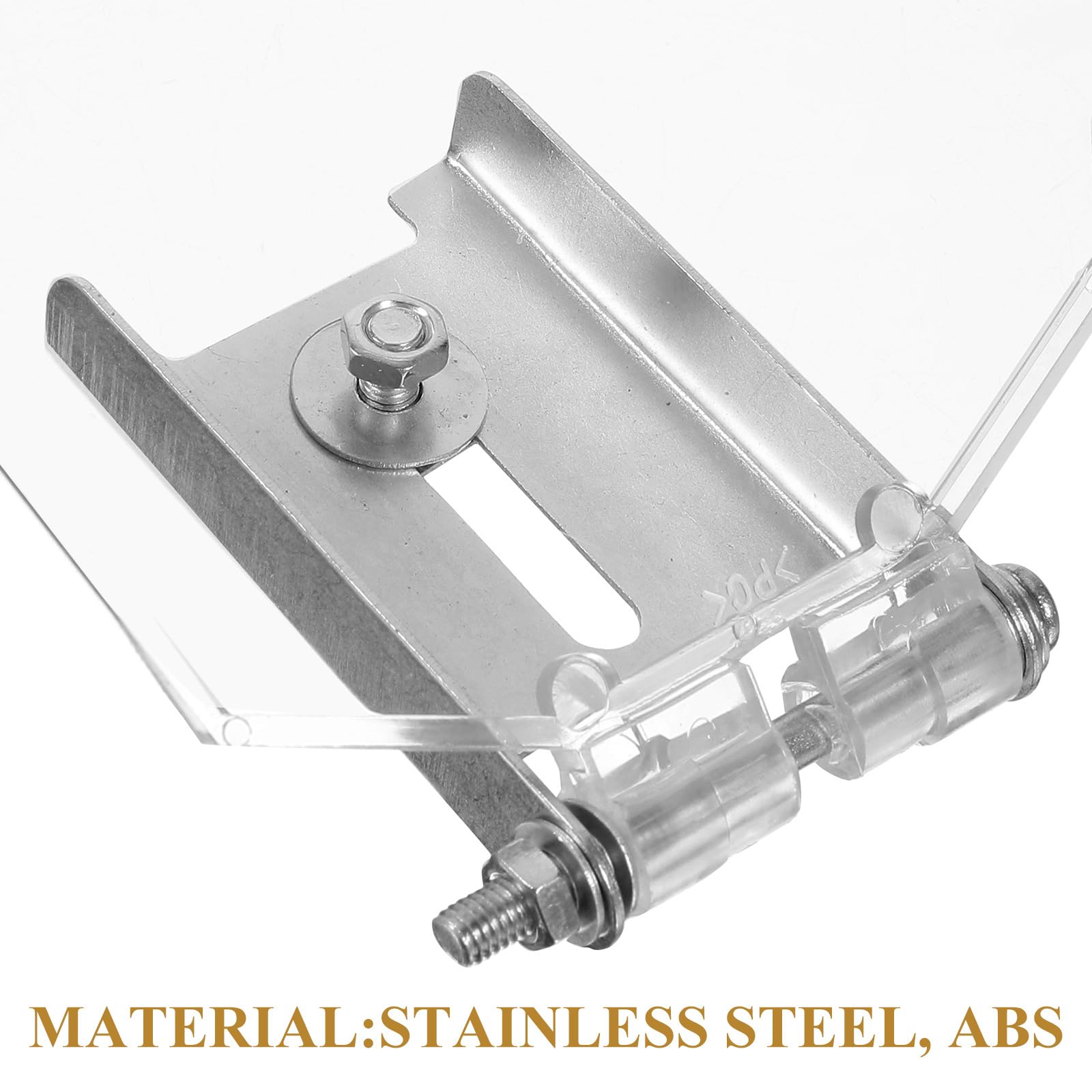 2PCS Stainless Steel Bench Grinder Eye Shield Guard - Safety Tool Attachment for Grinding Machines | Workshop & Metalworking Protection Gear