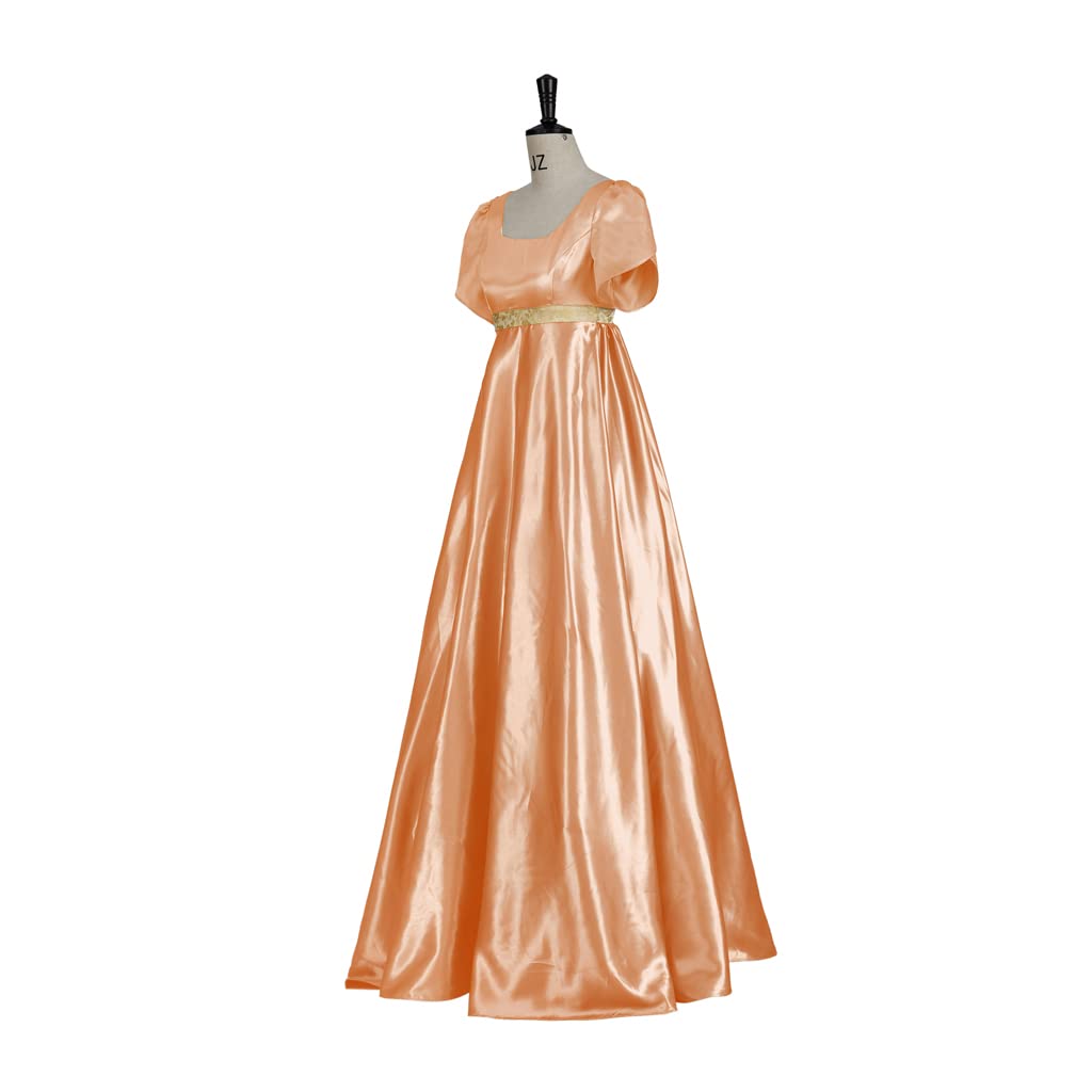 Elegant Women's Kate Dress - Jane Austen Inspired Regency & Victorian Tea Gown | Perfect for Historical Reenactments, Costume Parties & Themed Events