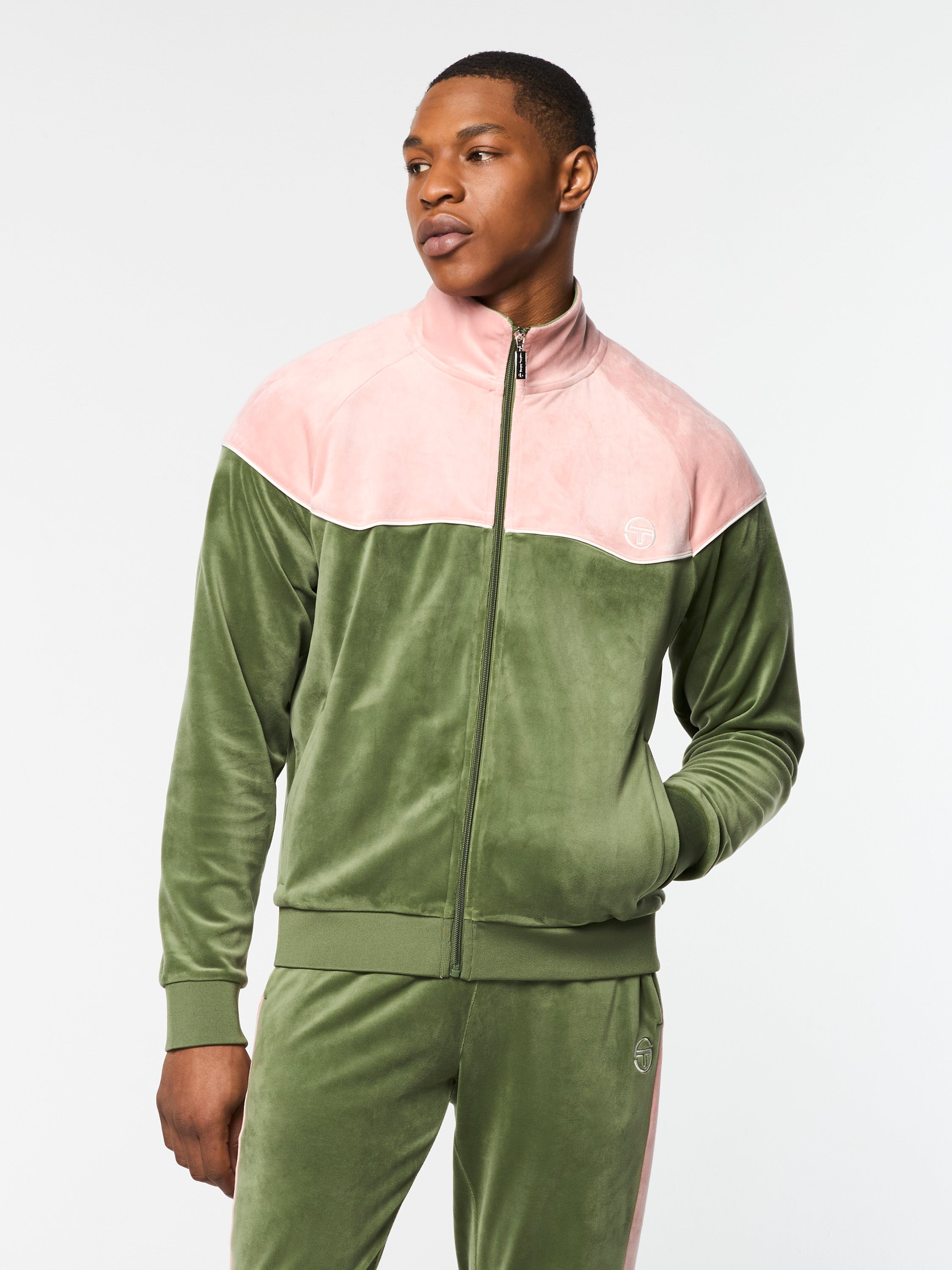 Cielo Velour Track Jacket for Women - Soft & Stylish Bronze Green Athletic Jacket | Perfect for Gym, Running & Casual Streetwear