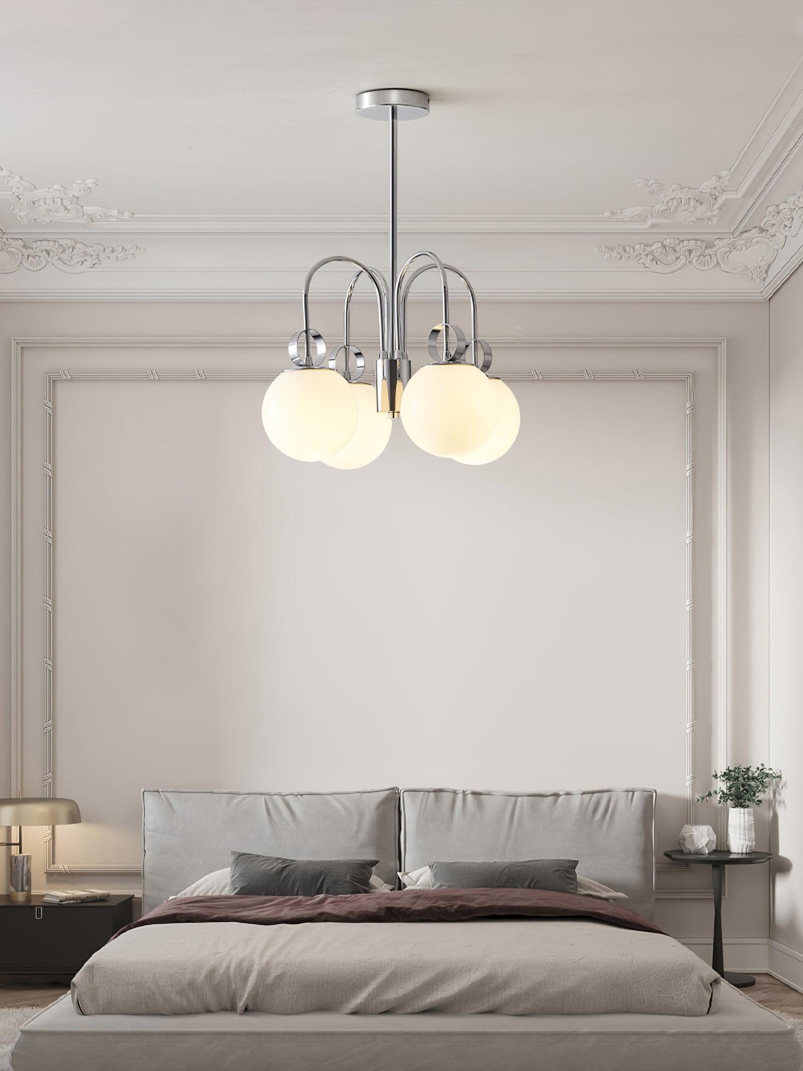 Elegant Carisa Collection Crystal Chandelier - Modern Ceiling Lighting Fixture for Dining Room, Bedroom & Living Room Decor