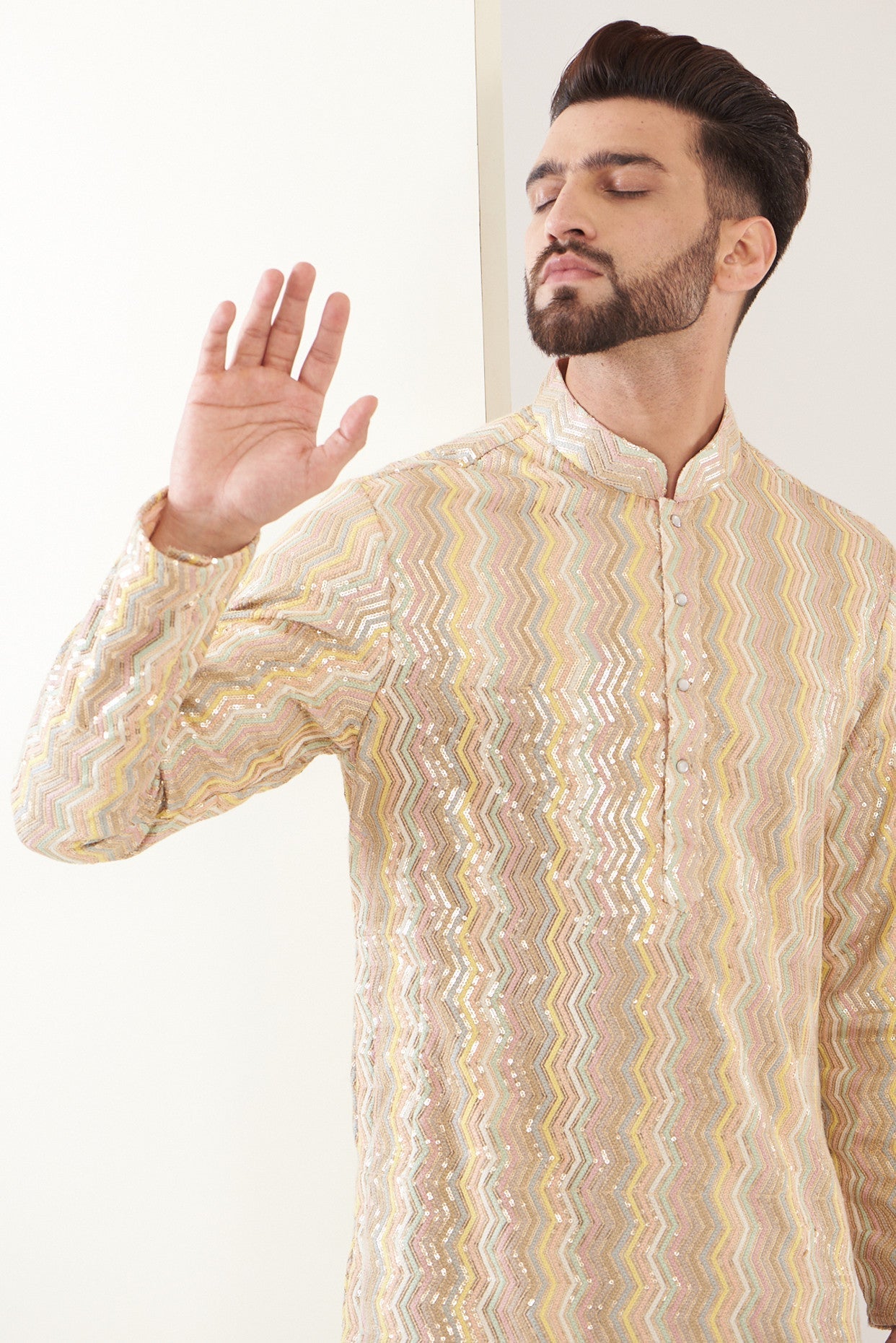 Exquisite Multi-Embroidered Chikankari Kurta for Women | Traditional Indian Handcrafted Cotton Tunic | Perfect for Festivals, Weddings & Casual Wear
