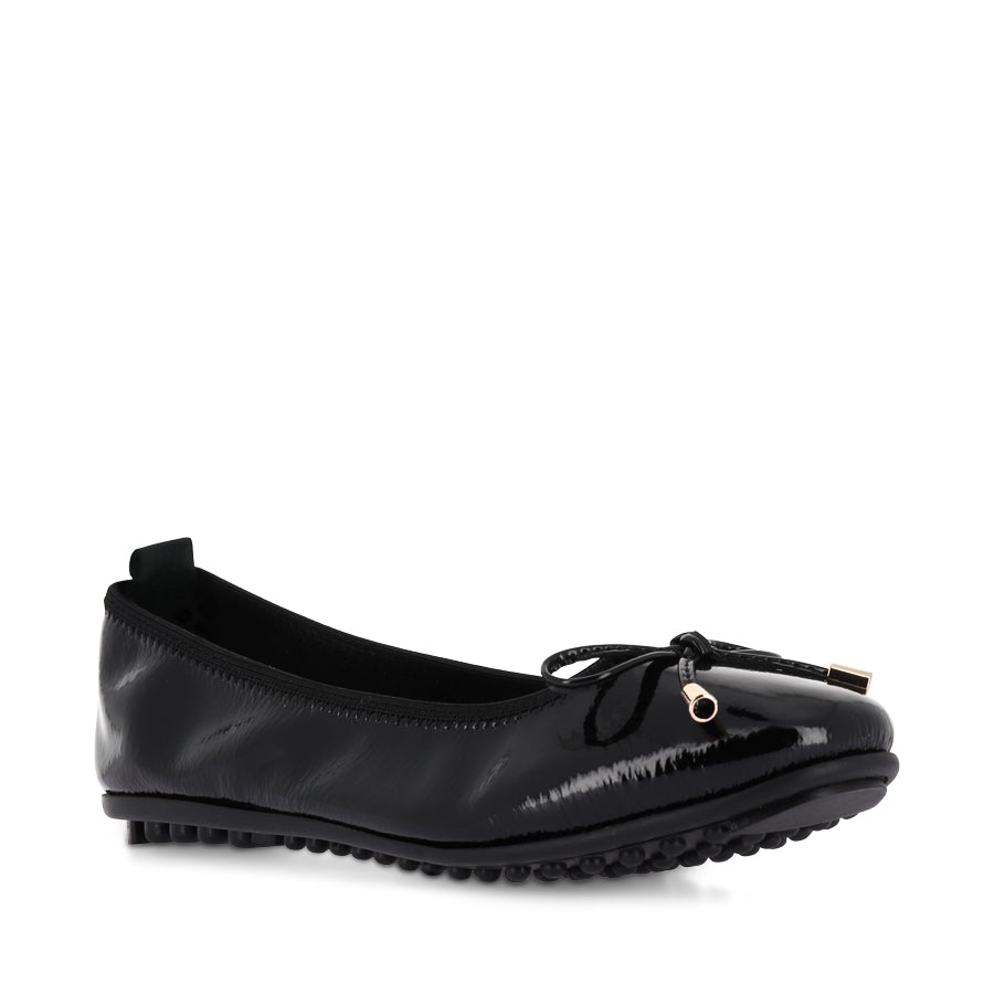 BELIN BLACK PATENT LEATHER SHOES - Stylish & Comfortable Women's Dress Pumps for Work, Party & Formal Occasions