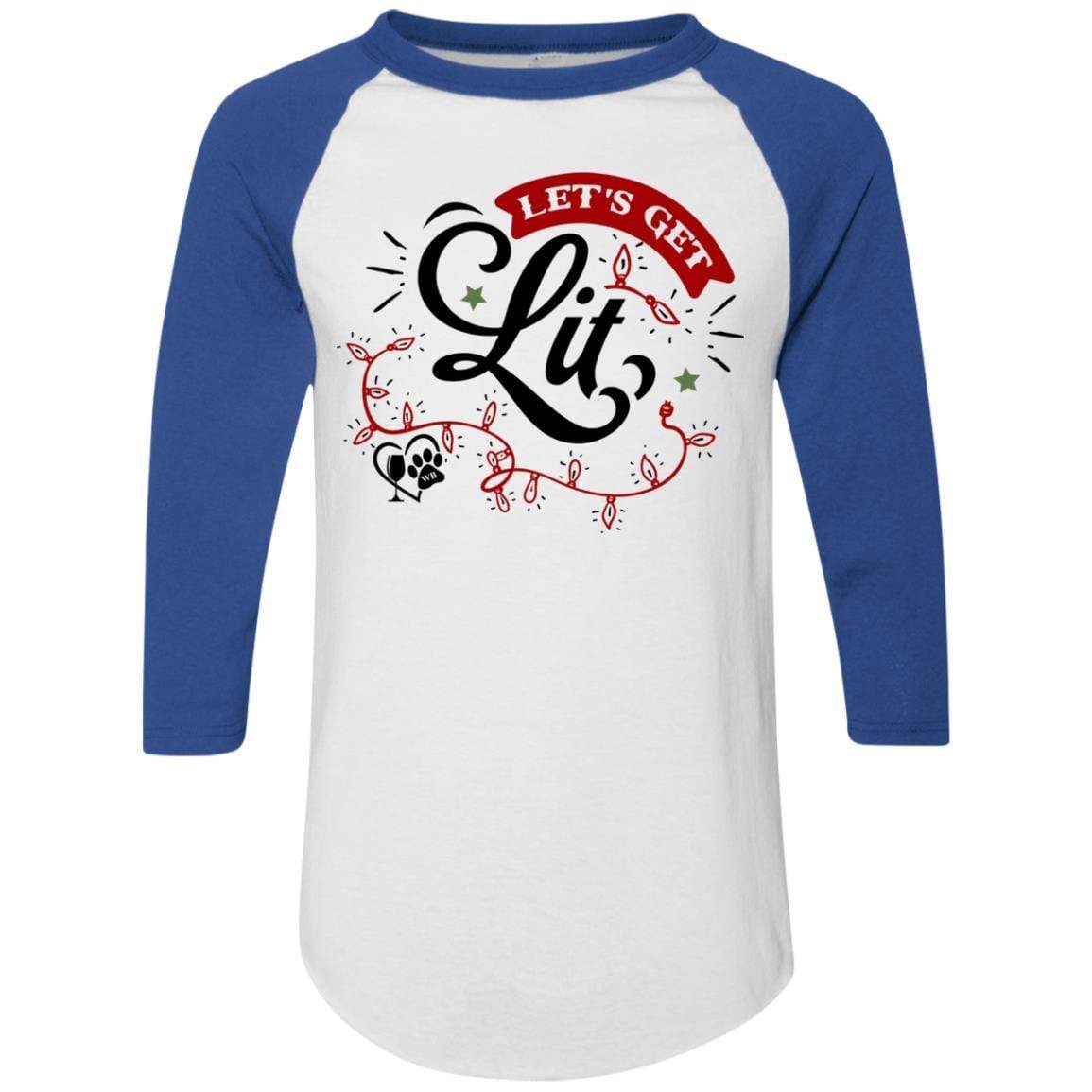 WineyBitches.Co Colorblock Raglan Jersey - Stylish Women's Baseball Tee for Casual Outfits & Lounge Wear | Perfect for Everyday Comfort & Trendy Street Style