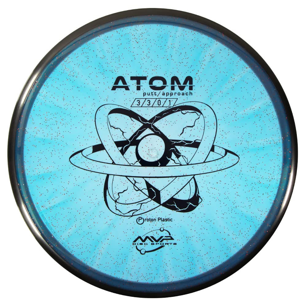 MVP Disc Sports Proton Atom Disc Golf Putter - Premium Golf Disc for Putting & Approach Shots (Colors Vary) - Perfect for Beginners & Pro Players on the Course