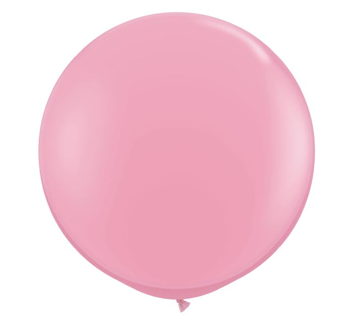3 Foot Large Round Pink Latex Balloon for Birthday Parties, Baby Showers & Decorations | Giant Party Balloons for Events & Celebrations