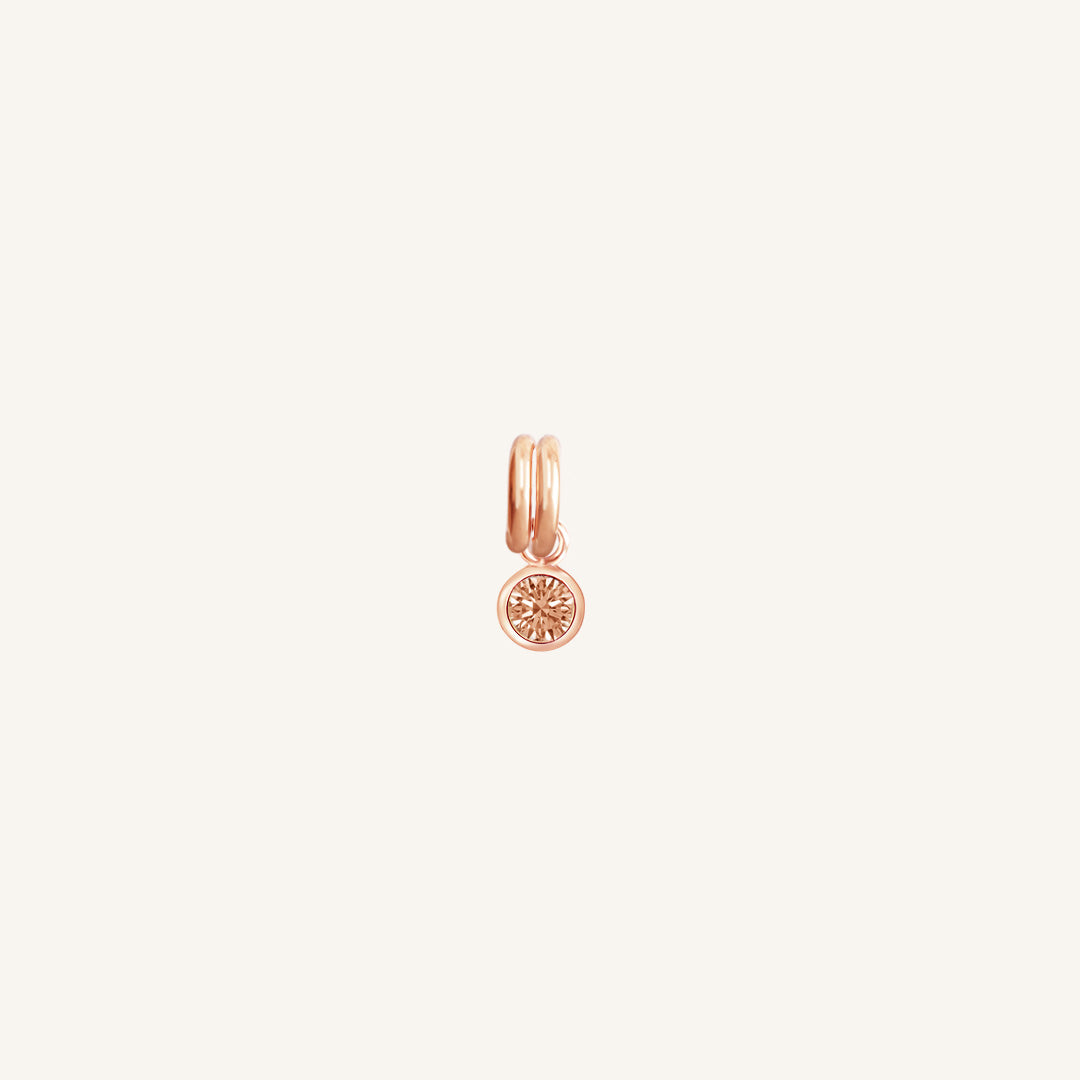 November Birthstone Charm - Citrine Pendant Necklace for Women, Perfect Gift for Thanksgiving & Christmas | Elegant Jewelry for Everyday Wear & Special Occasions
