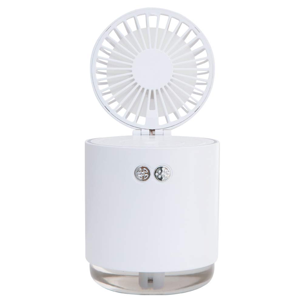 IMIKEYA Portable Folding Fan with Mist Humidifier - 2 in 1 Cooling & Humidifying Personal Fan for Home, Office, Travel, and Outdoor Use