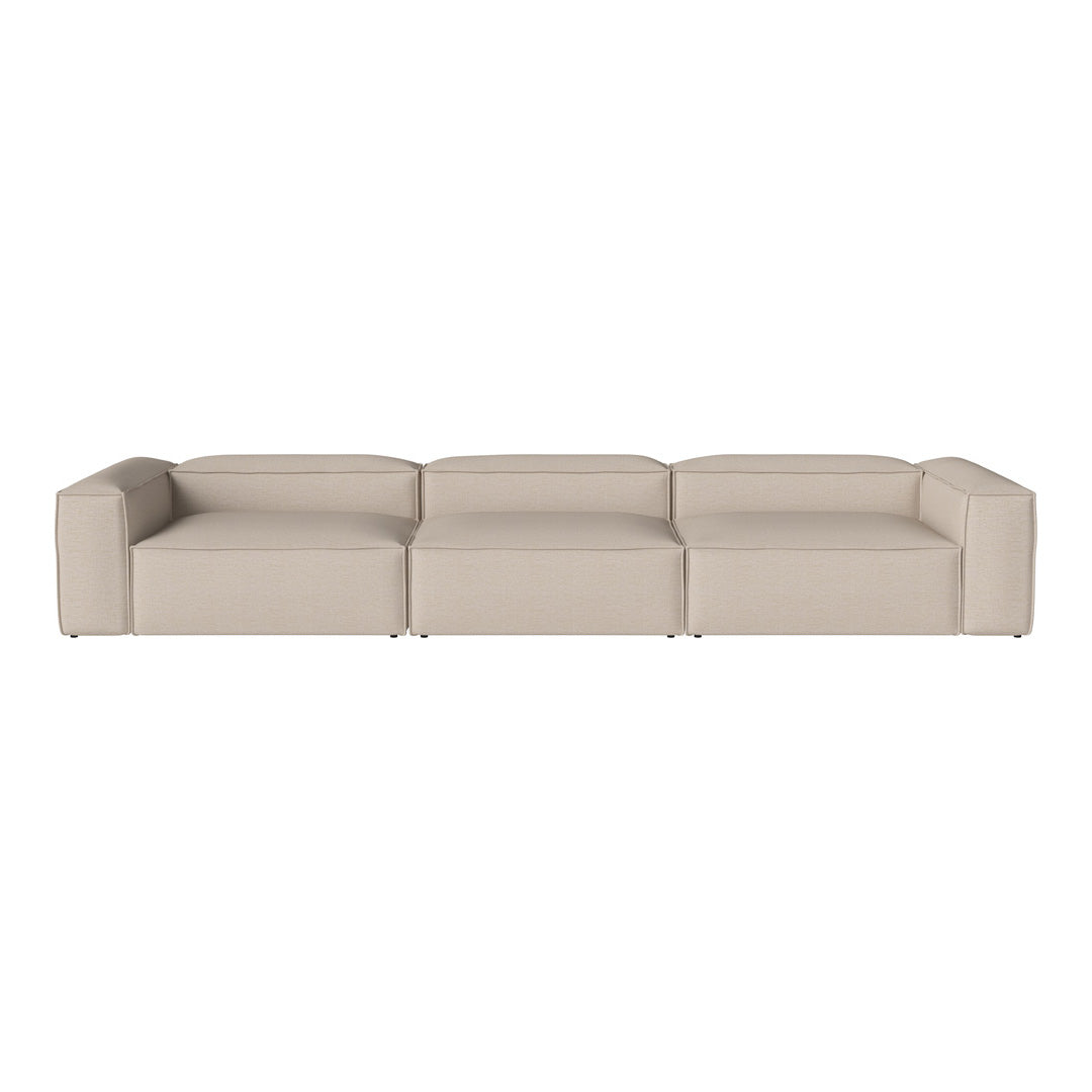 Cosima 3-Seater Sofa - Modern Living Room Couch for Small Spaces | Comfortable Fabric Sectional Sofa for Apartments & Home Decor
