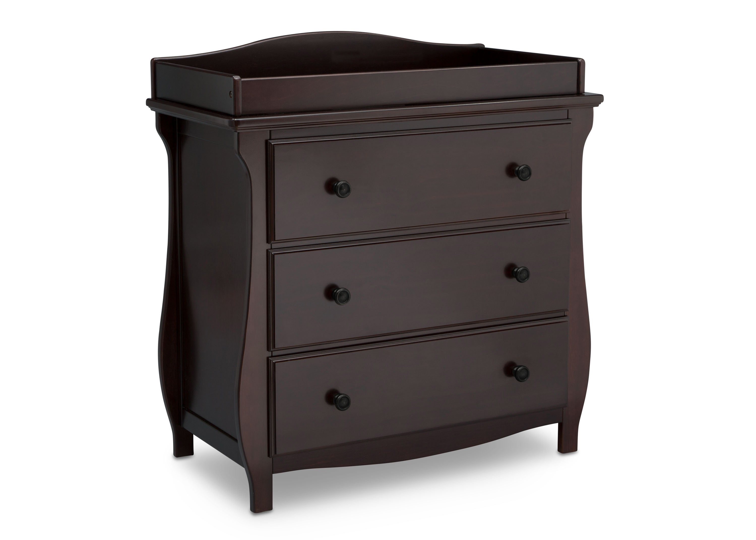 Lancaster 3 Drawer Dresser with Changing Table Top & Secure Interlocking Drawers - Perfect Nursery Storage Solution for Baby Clothes, Diapers & Essentials