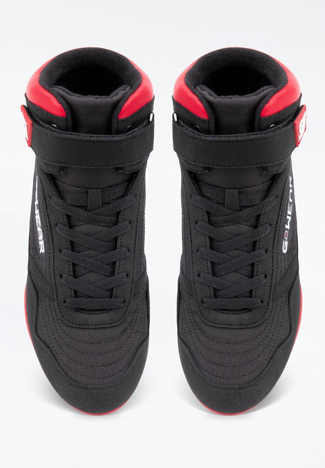 Gorilla Wear Gwear Classic High Top Sneakers for Men & Women - Black/Red Basketball Shoes for Streetwear & Casual Fashion