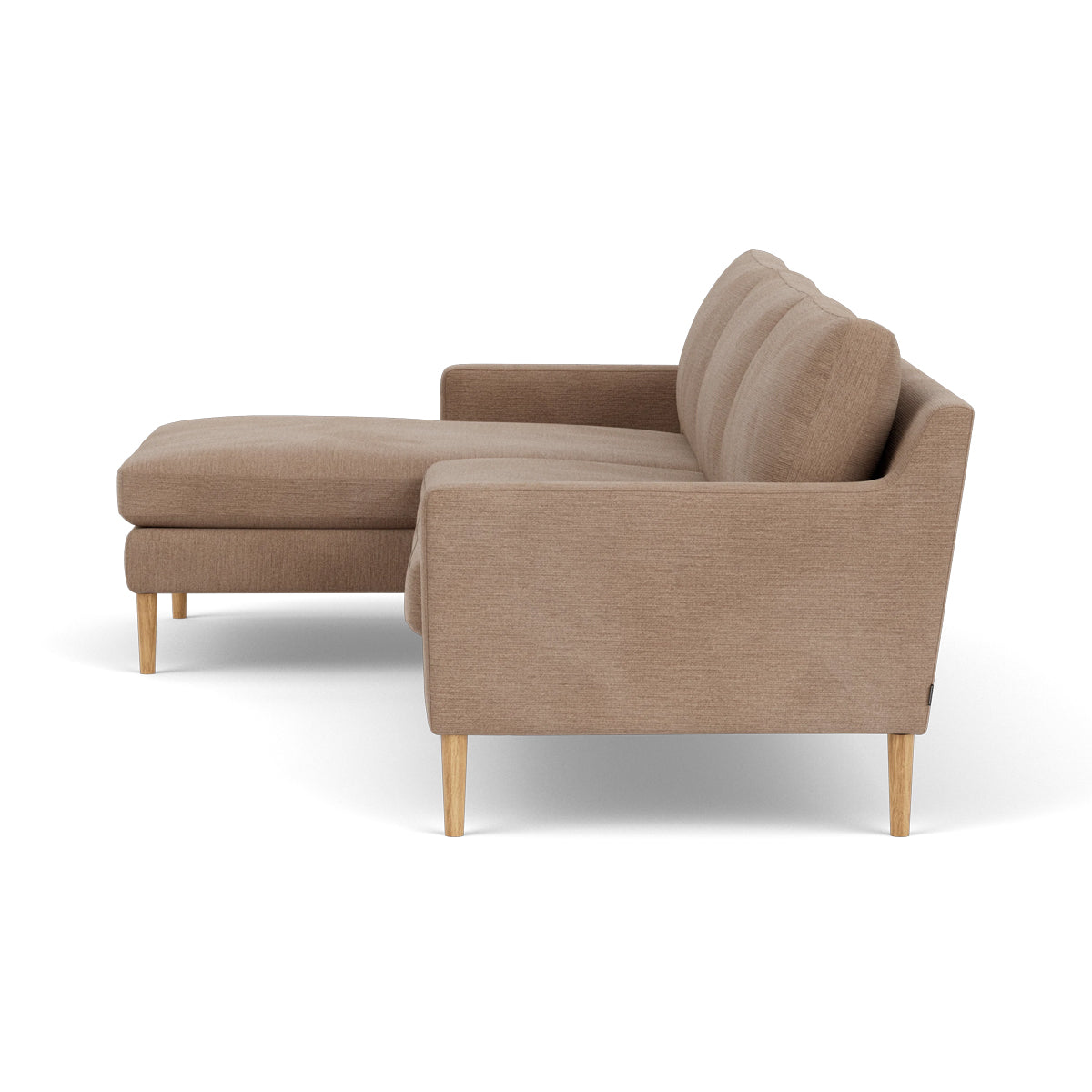 Astha Fabric Left Chaise Sofa - Modern L-Shaped Sectional Couch with Reversible Design for Living Room, Lounge & Home Theater Comfort