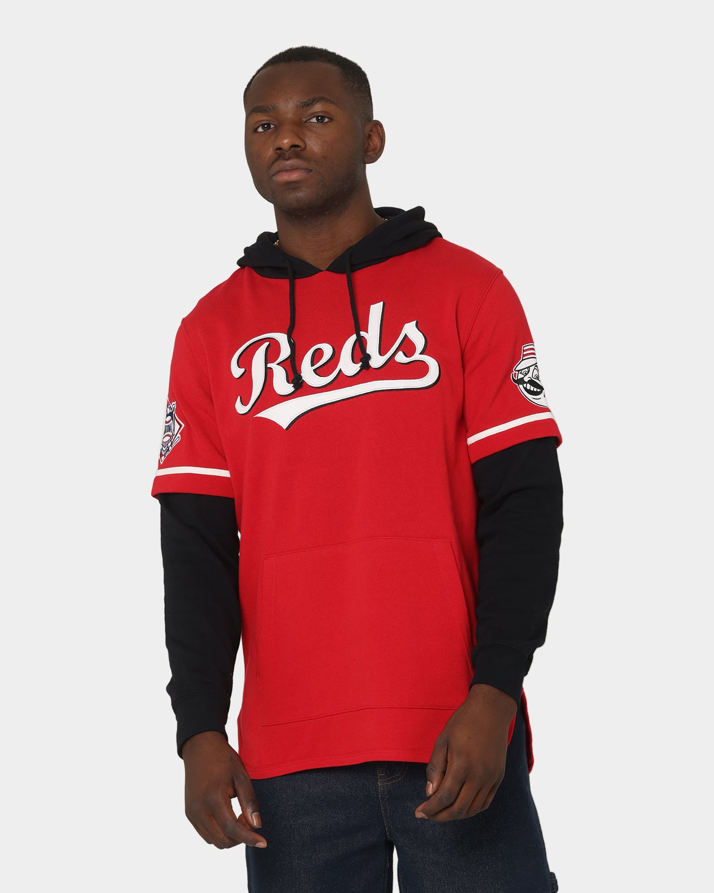47 Brand Cincinnati Reds Shortstop Hoodie - Red | MLB Fan Apparel for Men & Women | Perfect for Game Day & Casual Wear