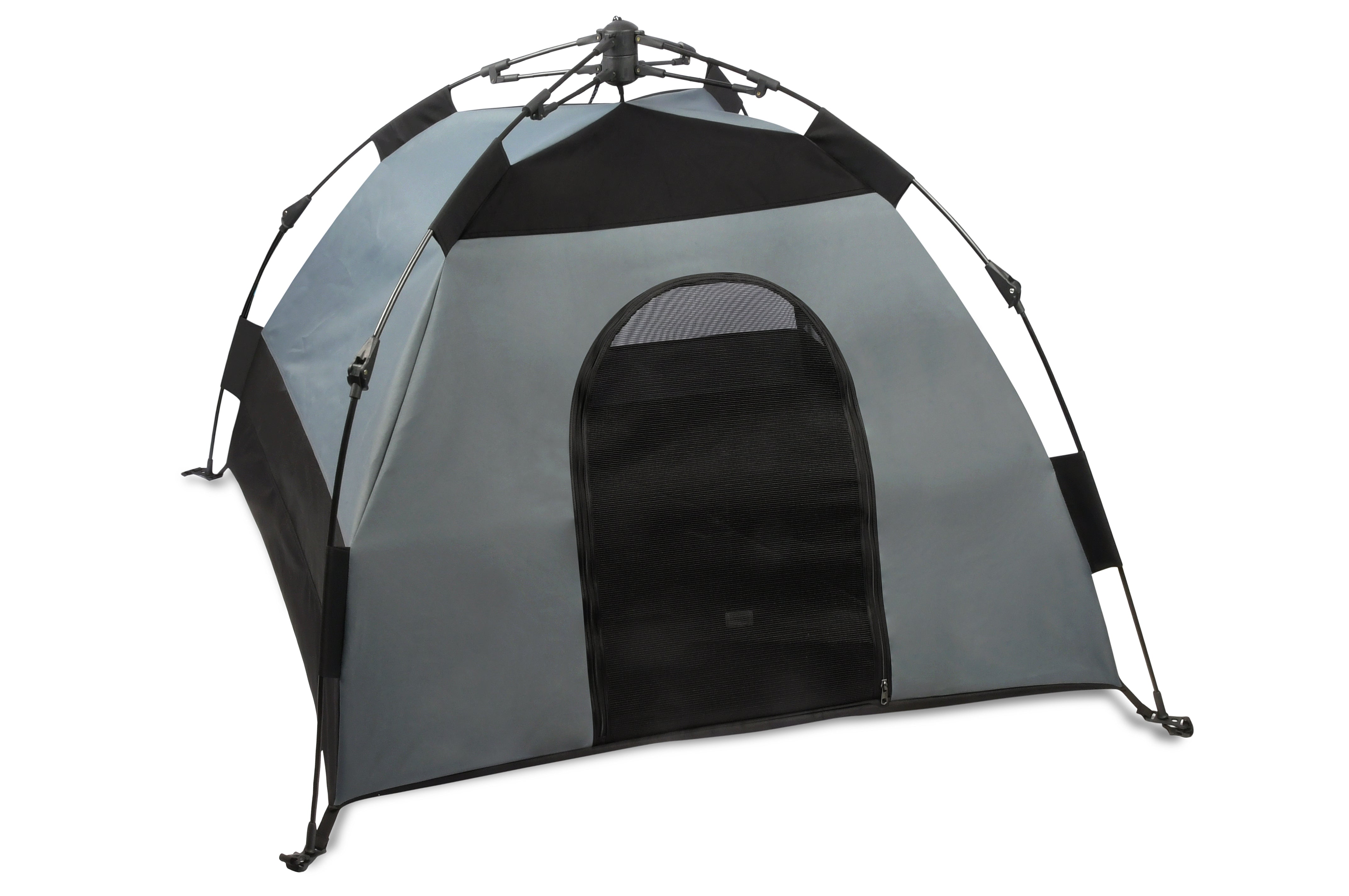 Pop Up Dog Tent for Camping - Eclipse (Gray) | Pet P.L.A.Y. Portable Pet Shelter for Outdoor Adventures, Beach Trips & Backyard Relaxation