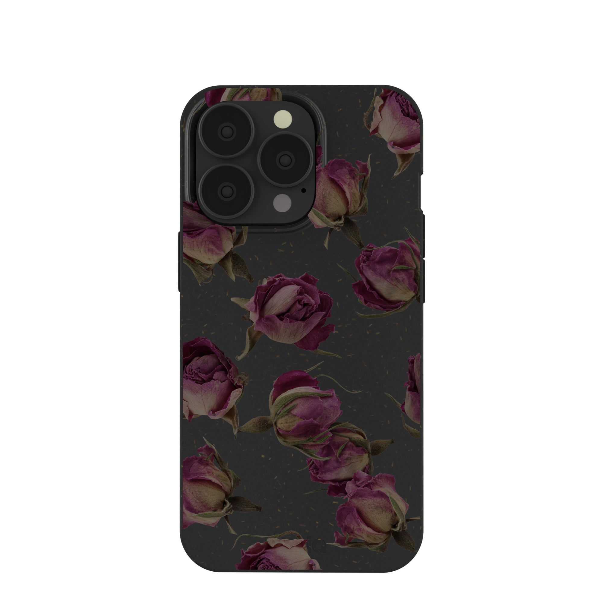 Premium Black Dried Rosebuds iPhone 13 Pro Case - Elegant Floral Design Protective Phone Cover for Women & Girls - Perfect for Everyday Use, Gifts & Special Occasions