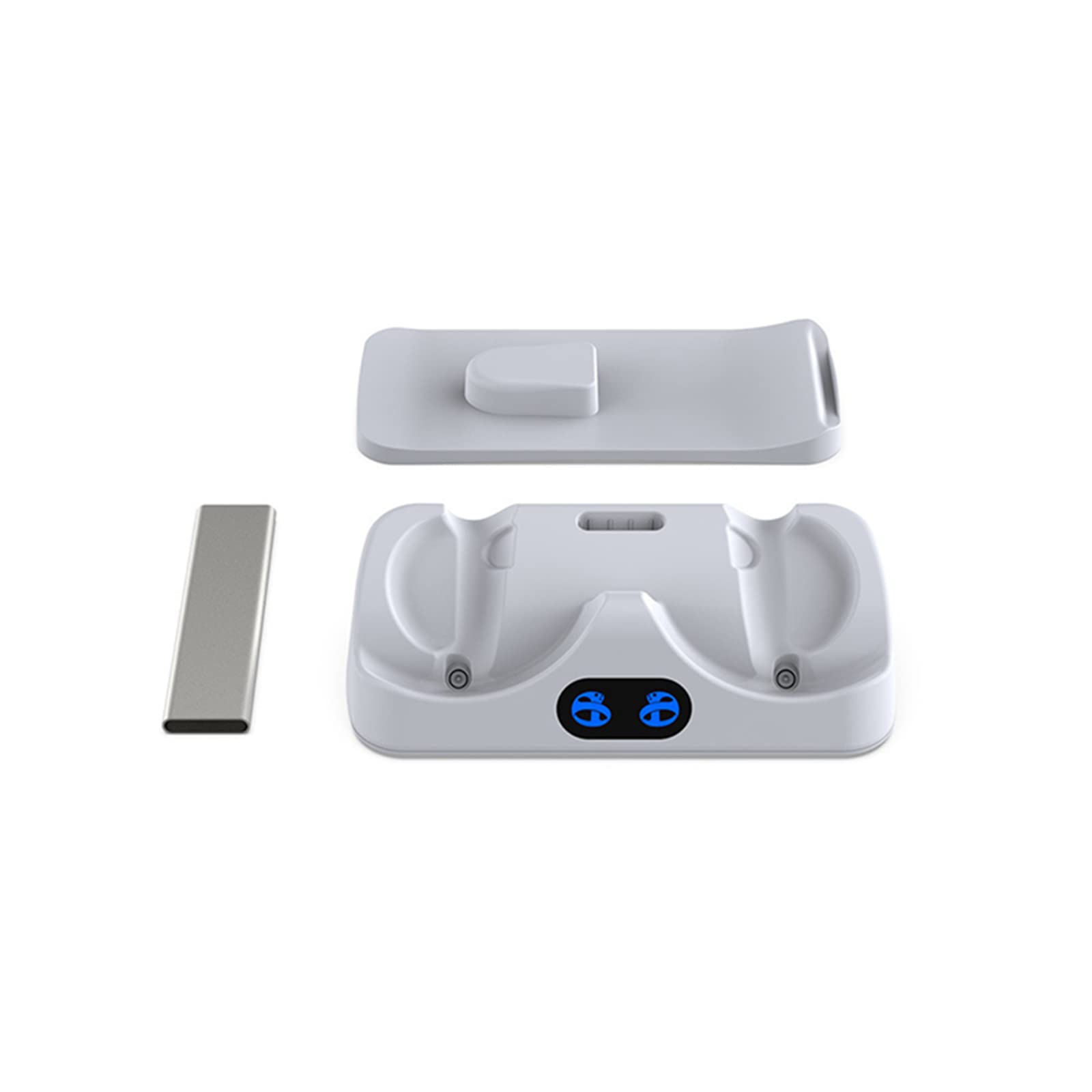 Magnetic Charging Dock for PS5 VR2 Controller - Fast Charging Station with VR Headset Stand & LED Indicator | Perfect for PS VR2 Gaming Setup & Organized Playstation Accessories Storage