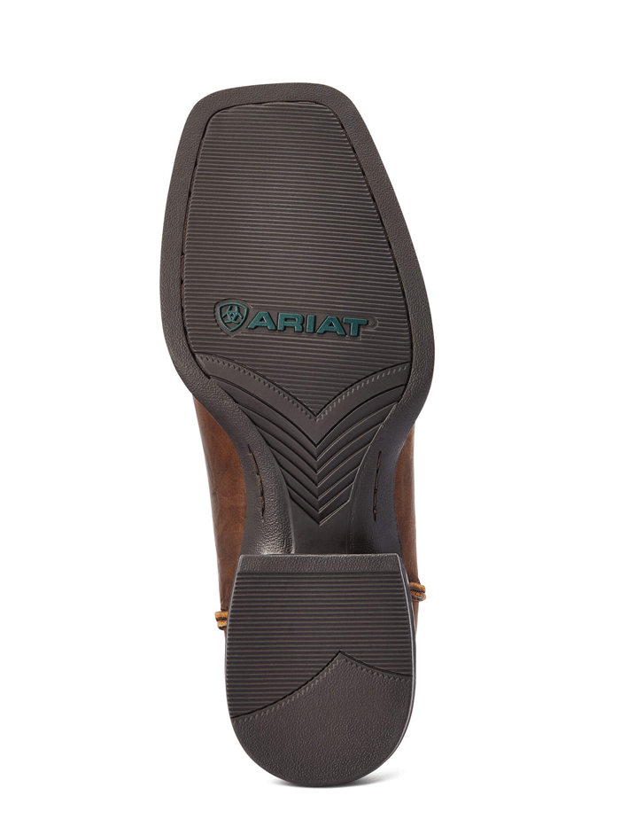 Ariat Men's Sport Rambler Western Boot - Brown Bartop - Comfortable & Durable Cowboy Boots for Riding, Work & Casual Wear