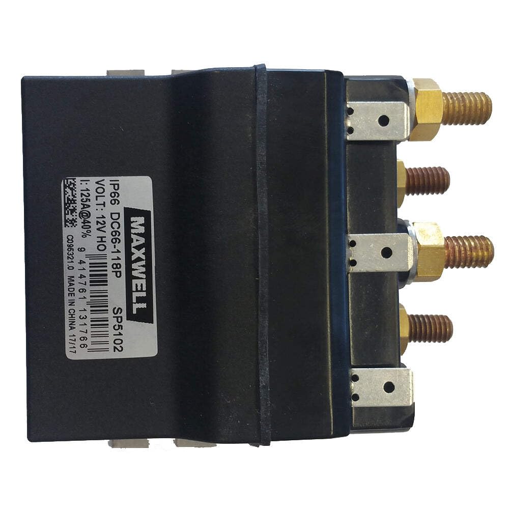Maxwell Solenoid Reversing Switch 12V DC - Heavy Duty Marine & Automotive Electrical Component for Winches, Plows & Hydraulic Systems