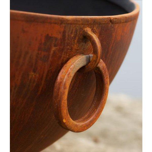 Nepal Fire Pit - Handcrafted Outdoor Fire Pit for Patio, Garden, and Backyard - Perfect for Camping, BBQ, and Relaxing Evenings