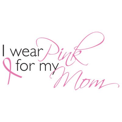**A&E Designs Women's Pink Breast Cancer Awareness Hoodie - I Wear Pink for My Mom - Soft & Comfortable Pullover for Support, Fundraising & Everyday Wear**