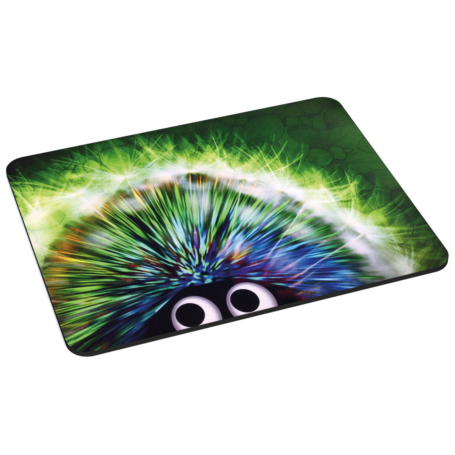Premium Green Hedgehog Design Mouse Pad - Non-Slip Gaming & Office Desk Mat for Computers, Laptops - Perfect for Work, Gaming & Home Office Setup