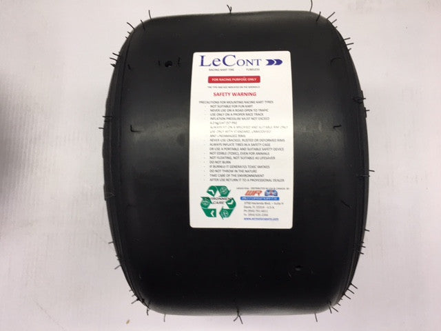 Le Cont Tires Red Slick (Hard) - High-Performance Racing Tires for Track & Competition - Perfect for Motorcycles, Scooters, and Racing Bikes