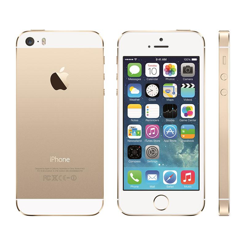 Apple iPhone 5S 16GB/32GB/64GB Unlocked Smartphone - Premium Refurbished, Gold/Silver/Space Gray (Renewed) - Perfect for Travel, Business & Everyday Use
