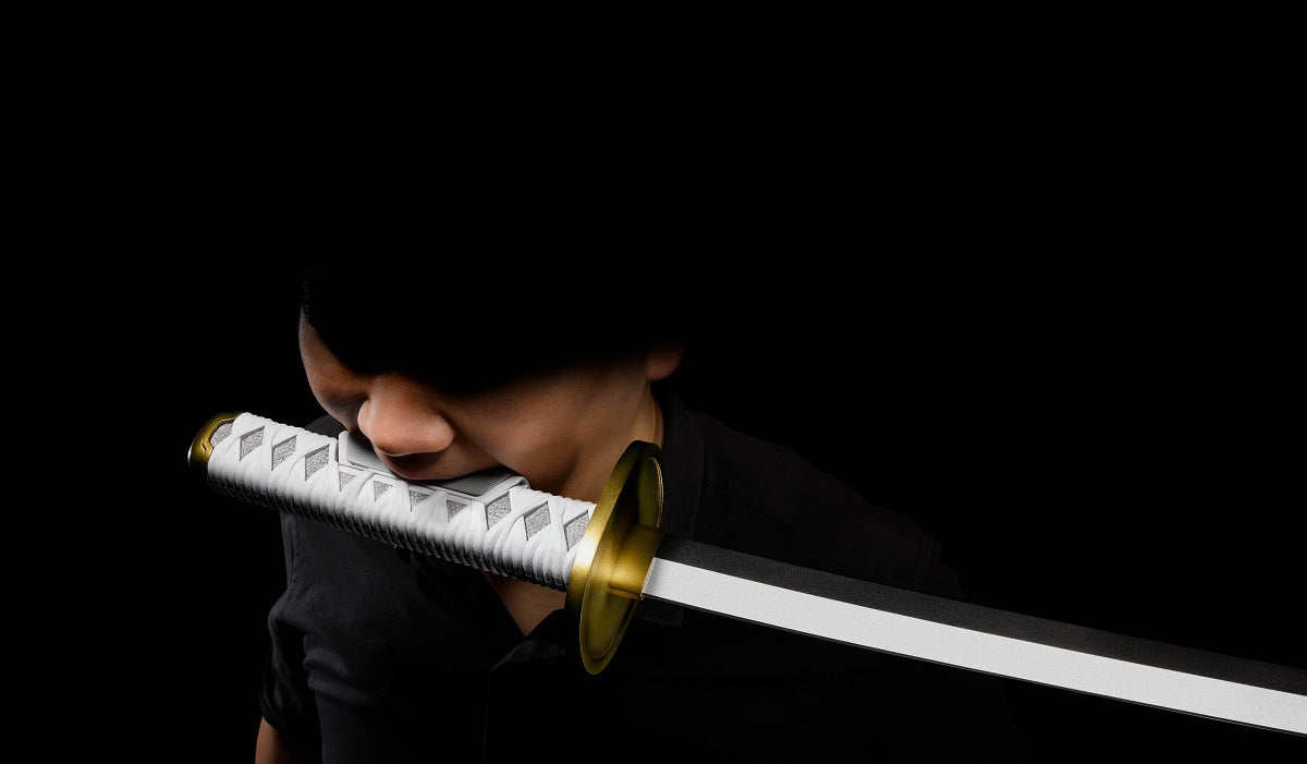 Bandai PROPLICA One Piece Roronoa Zoro Three Sword Style Replica Set - Wado Ichimonji, Sandai Kitetsu & Enma - Anime Cosplay, Collection Display & Gift for Fans