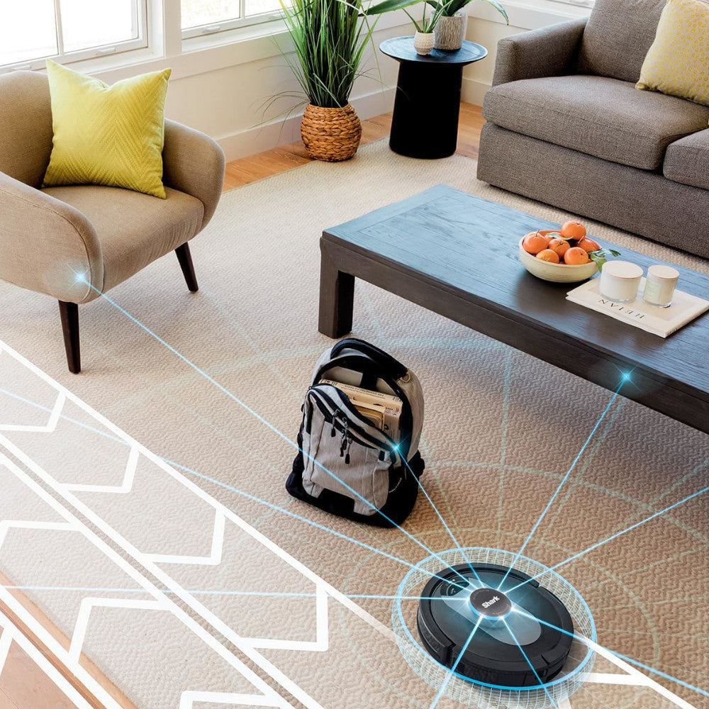 SHARK UR2500SR AI Ultra Robot Vacuum Cleaner - Certified Refurbished with Home Essentials Warranty - Perfect for Pet Hair, Hardwood Floors & Smart Home Cleaning
