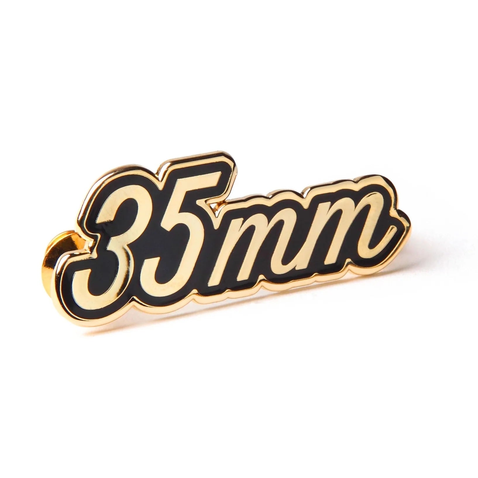 Photogenic Supply Co. 35mm Gold Enamel Pin - Vintage Aesthetic Collectible for Jackets, Backpacks & Hats - Perfect for Fashion Accessories and Gifts