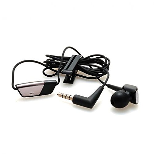 Mono 3.5mm Wired Headset with Microphone - Single Earbud Handsfree Headphone for ZTE Maven 3 (Black) - Perfect for Calls, Gaming & Office Work