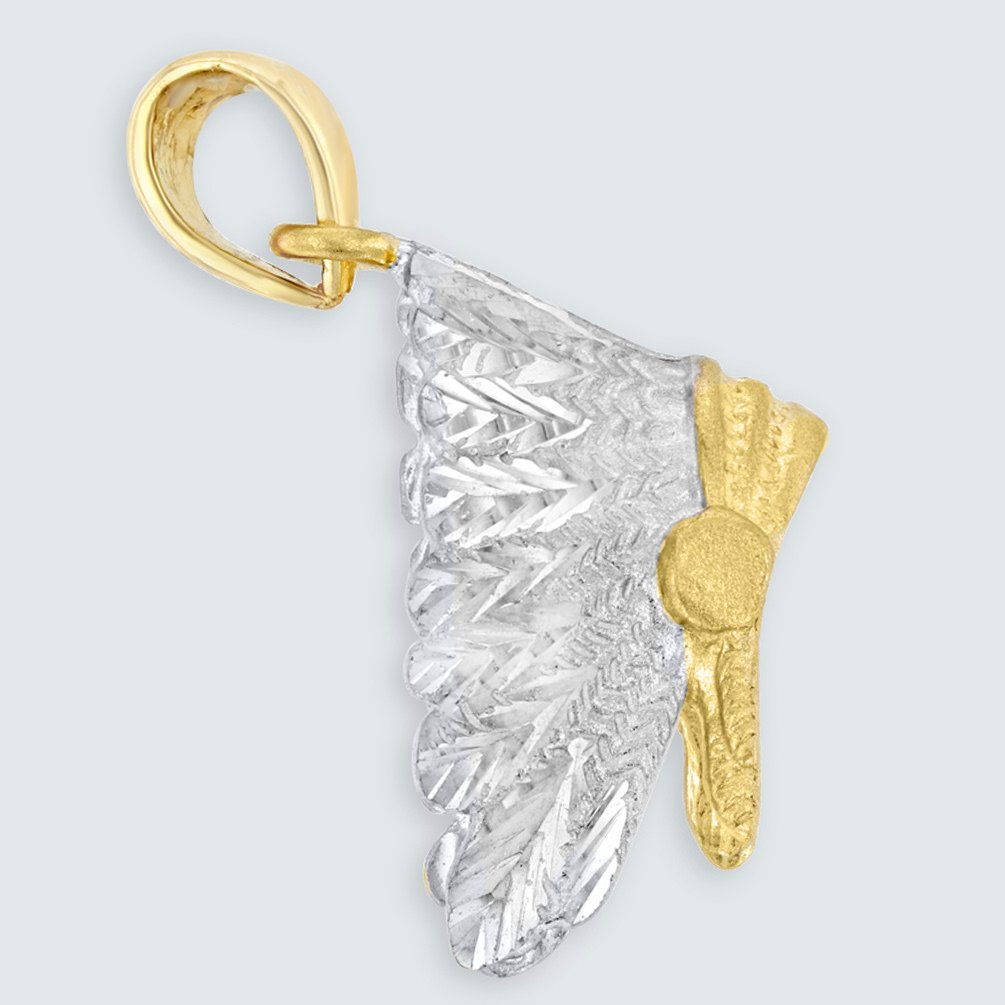 14K Solid Yellow Gold Native American War Bonnets Charm Pendant - Handmade Jewelry for Women, Perfect for Gifts, Special Occasions & Cultural Fashion Statements