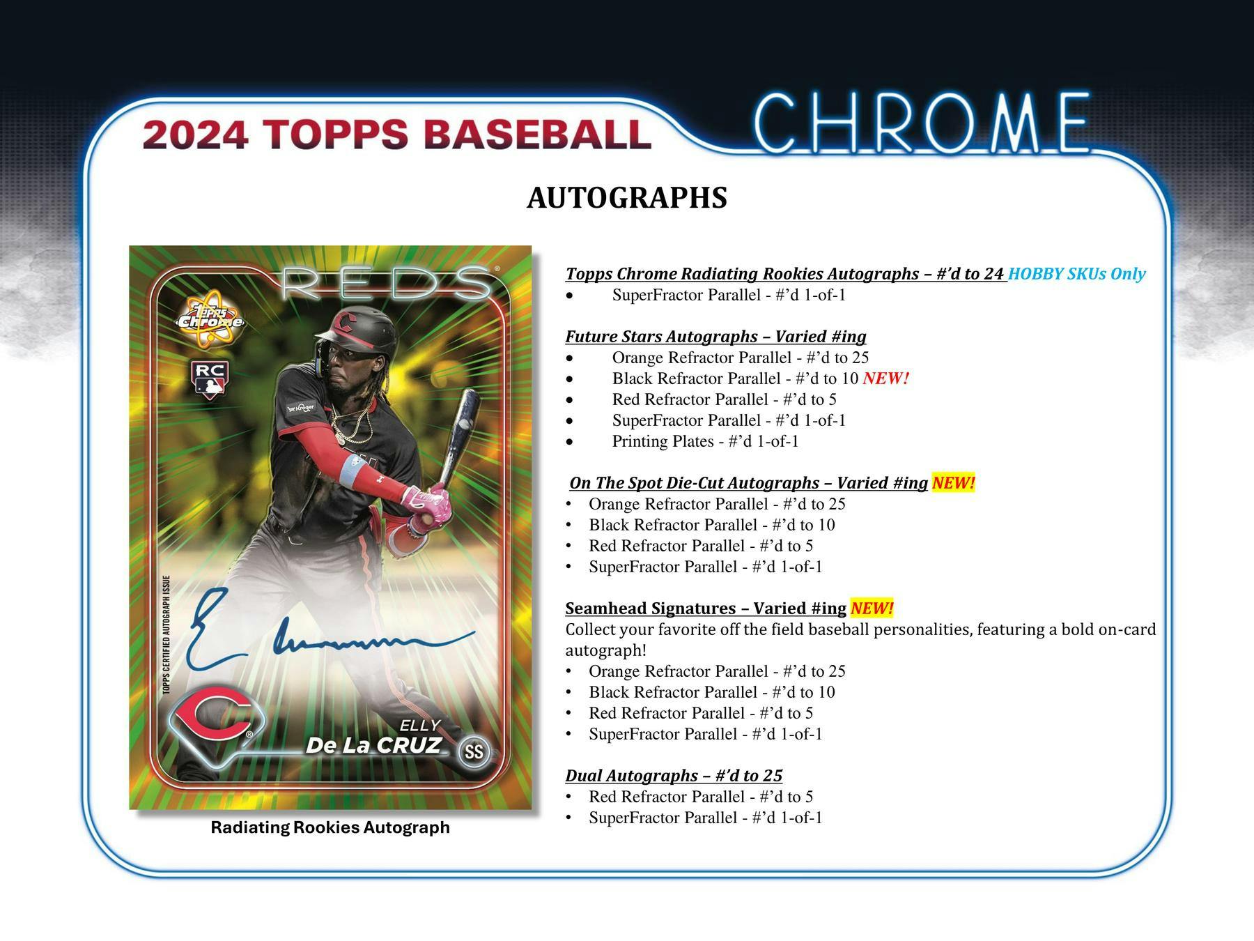 2024 Topps Chrome Baseball Hobby Jumbo Box - Premium Trading Cards Collection for Collectors & Fans - Perfect for Sports Memorabilia, Gifts, and Investment